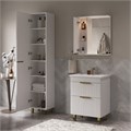 Зеркало-шкаф  LottyGold 60, подвесной, левый, белый, VOLNA zsLOTTYGD60.L-04
