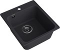 GranFest QUARZ (ECO-17) Мойка 1-чаш. 420*480 (черный) 17 черный