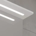 Зеркало-шкаф Lake 70, с LED подсветкой, левый, белый, VOLNA zsLAKE70.L-01