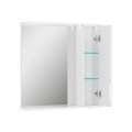 Зеркало-шкаф Lake 70, с LED подсветкой, правый, белый, VOLNA zsLAKE70.R-01
