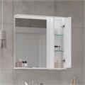Зеркало-шкаф Lake 70, с LED подсветкой, правый, белый, VOLNA zsLAKE70.R-01