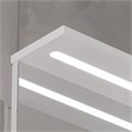 Зеркало-шкаф Lake 70, с LED подсветкой, правый, белый, VOLNA zsLAKE70.R-01