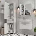 Зеркало-шкаф Joli 70 , с LED подсветкой, левый, белый, VOLNA zsJOLI70.L-01