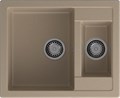GRANFEST Мойка композит QUADRO GF-Q--610K 1.5-чаши. 610*500мм  песочный арт.GF- Q-610K песочный - фото 43943