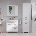 Зеркало-шкаф Joli 70, с LED подсветкой, правый, белый, VOLNA zsJOLI70.R-01