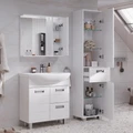 Зеркало-шкаф Joli 70, с LED подсветкой, правый, белый, VOLNA zsJOLI70.R-01