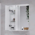 Зеркало-шкаф Joli 50, с LED подсветкой, левый, белый, VOLNA zsJOLI50.L-01