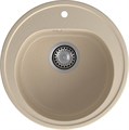 GRANFEST Мойка композит RONDO GF-R--510  D=510мм, кашемир R-510 кашемир - фото 43959