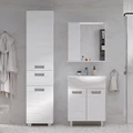 Зеркало-шкаф Joli 60, с LED подсветкой, левый, белый, VOLNA zsJOLI60.L-01
