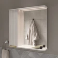 Зеркало-шкаф  LottyGold 70, подвесной, левый, белый, VOLNA zsLOTTYGD70.L-04