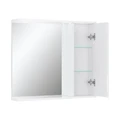 Зеркало-шкаф Joli 80, с LED подсветкой, правый, белый, VOLNA zsJOLI80.R-01