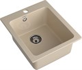 GRANFEST Мойка композит PRACTIK GF-P--505 1-чаш. 427*505 мм, кашемир P-505 кашемир