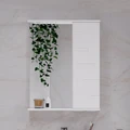 Зеркало-шкаф Joli 50, с LED подсветкой, правый, белый, VOLNA zsJOLI50.R-01