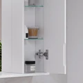 Зеркало-шкаф Joli 50, с LED подсветкой, правый, белый, VOLNA zsJOLI50.R-01