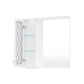 Зеркало-шкаф Milenal 70, с LED подсветкой, подвесной, левый, белый, VOLNA zsMLN70.L-01