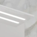 Зеркало-шкаф Milenal 70, с LED подсветкой, подвесной, левый, белый, VOLNA zsMLN70.L-01