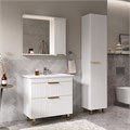 Зеркало-шкаф  LottyGold 80, подвесной, правый, белый, VOLNA zsLOTTYGD80.R-04
