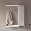 Зеркало-шкаф  LottyGold 60, подвесной, правый, белый, VOLNA zsLOTTYGD60.R-04