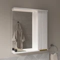 Зеркало-шкаф  LottyGold 60, подвесной, правый, белый, VOLNA zsLOTTYGD60.R-04