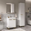 Зеркало-шкаф  LottyGold 60, подвесной, правый, белый, VOLNA zsLOTTYGD60.R-04
