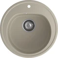 GRANFEST Мойка композит RONDO GF-R--510 508*505 мм топаз  арт.GF- R-510 топаз