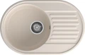 GranFest QUARZ (ECO-18) Мойка чаша+кр 740*480 (белый) 18 белый