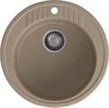 GRANFEST Мойка композит RONDO GF-R--520   D=520 мм   песок  арт.GF- R-520 песочный - фото 44094