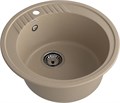 GRANFEST Мойка композит RONDO GF-R--520  D=520 мм  песок арт.GF- R-520 песочный