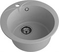 GRANFEST Мойка композит RONDO GF-R--480 D=480 мм серый арт.GF- R-480 серый