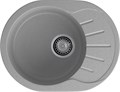 GRANFEST Мойка композит RONDO GF-R--580L  чаша с крылом 579*445мм  серый арт.GF- R-580L серый - фото 44104