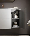 Тумба с раковиной подвесная CEZARES ЭДЕМ (EDEN) 91 Bianco lucido, раковина белая 55146;50177