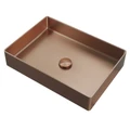 Раковина накладная ABBER Wasser Kreis AF2400MRG розовое золото матовое AF2400MRG