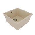 Кухонная мойка Lemark SINARA 400-U подстольного монтажа из кварцгранита, Бежевый 9910062