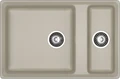 GRANFEST Мойка композит LEVEL, GF-LV-760K, 1.5-чаши 760*500, топаз LV-760K топаз