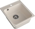 GranFest QUARZ (ECO-17) Мойка 1-чаш. 420*480 (белый) 17 белый