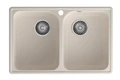GranFest QUARZ (ECO-15) Мойка 2 чаши 740*480 (белый) 15 белый