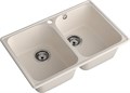 GranFest QUARZ (ECO-15) Мойка 2 чаши 740*480 (белый) 15 белый