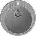 GRANFEST Мойка композит RONDO GF-R--520   D=520 мм   серый  арт.GF- R-520 серый - фото 44310
