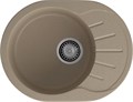 GRANFEST Мойка композит RONDO GF-R--580L  чаша с крылом 579*445мм  песочный арт.GF- R-580L песочный - фото 44315
