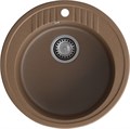 GRANFEST Мойка композит RONDO GF-R--520   D=520 мм   терракот  арт.GF- R-520 терракот - фото 44320