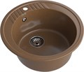 GRANFEST Мойка композит RONDO GF-R--520  D=520 мм  терракот арт.GF- R-520 терракот