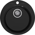 GRANFEST Мойка композит RONDO GF-R--480 D=480 мм черный арт.GF- R-480 черный