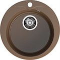 GRANFEST Мойка композит RONDO GF-R--480  D=480 мм  терракот  арт.GF- R-480 терракот - фото 44340