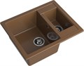 GRANFEST Мойка композит QUADRO GF-Q--610K 1.5-чаши. 610*500мм терракот арт.GF- Q-610K терракот