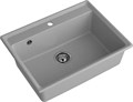 GRANFEST Мойка композит LEVEL, GF-LV-660, чаша 660*500, серый LV-660 серый
