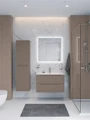 Тумба с раковиной подвесная BelBagno ЭТНА (ETNA) 80 Бежевый Матовый, раковина BB800ETL BB800ETL;ETNA-800-2C-SO-CO