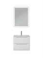 Тумба с раковиной подвесная BelBagno ЭТНА (ETNA) 70 Белый Матовый, раковина BB700ETL BB700ETL;ETNA-700-2C-SO-BO