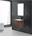 Тумба с раковиной подвесная с одним ящиком BelBagno ЭТНА (ETNA) 50 Rovere Moro, раковина белая ETNA-500-1C-SO-RW-P;BB1923-500