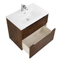 Тумба с раковиной подвесная BelBagno ЭТНА (ETNA-H60) 80 Rovere Moro, раковина белая ETNA-H60-800-2C-SO-RW-P;BB800ETL