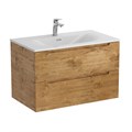 Тумба с раковиной подвесная BelBagno ЭТНА (ETNA) 90 Rovere Nature, раковина белая BB-8099-90 ETNA-900-2C-SO-RN-P;BB-8099-90